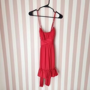 Motel Rocks Red High Low Dress